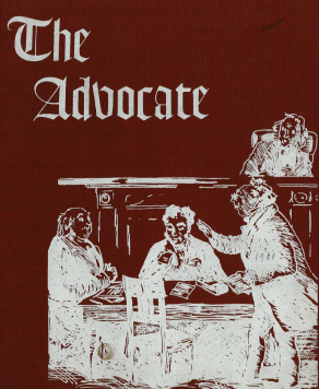 cover of The Advocate. 