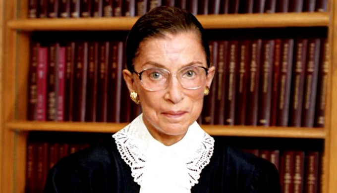 Photo of United States Supreme Court Justice Ruth Bader Ginsburg. 