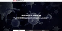 Screenshot of the POP Biotechnologies website. 