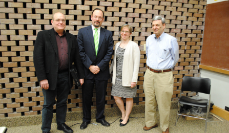 Prof. Errol Meidinger, Prof. Jonathan Adler, Prof. Jessica Owley, and Richard J. Lippes. 