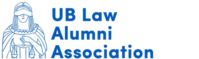 logo for the Law Alumni Association. 
