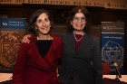 Left to Right: Catherine Cerulli '92, Past Co-Director, Law School's Women, Children, and Social Justice Clinic; Judith G. Olin '85, Clinical Professor; Director, Family Violence and Women’s Rights Clinic