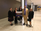 May 2018 - Along with advocates for DV survivors from around New York State, five Clinic students attended the annual Legislative Day of Action, where they met with local legislators to urge passage of dv reform legislation.