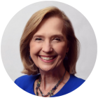 Professional headshot of Lisa Mueller ’93, Vice Dean for Communications. 