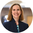 Professional headshot of Jennifer Scharf ’05, Vice Dean for Career Services ; Co-Director, Advocacy Institute; Director of Trial Advocacy. 