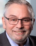 man smiling. 