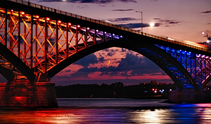 US - Canadian Bridge. 