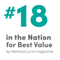 #18 in the national for best value by national jurist magazine. 