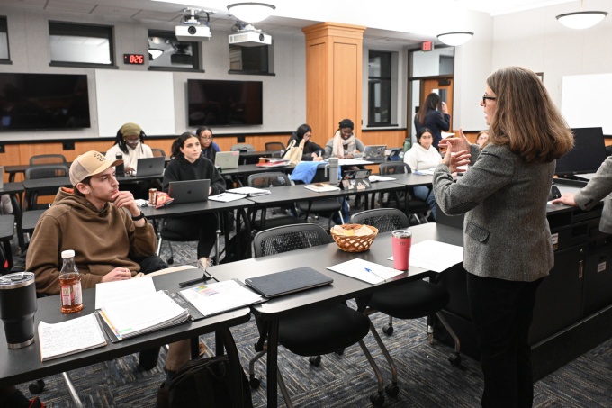 Undergraduate classroom. 