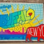 Colorful Buffalo Mural. 