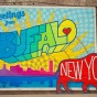 Colorful Buffalo Mural. 