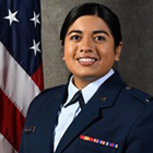 Capt. Rina M. Hernández ’21. 