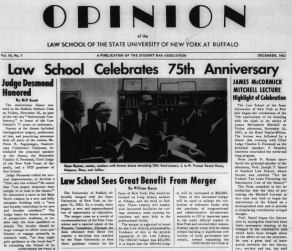 photo of the cover of The Opinion newspaper. 
