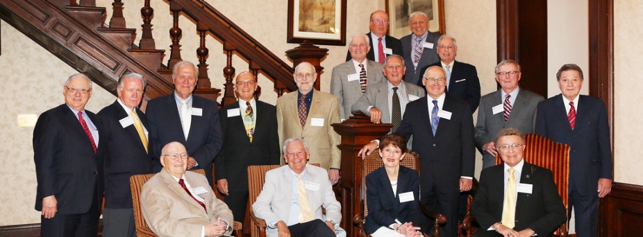 group of alumni attending a reunion. 