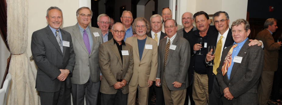 group of alumni attending a reunion. 