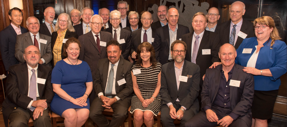 group of alumni attending a reunion. 