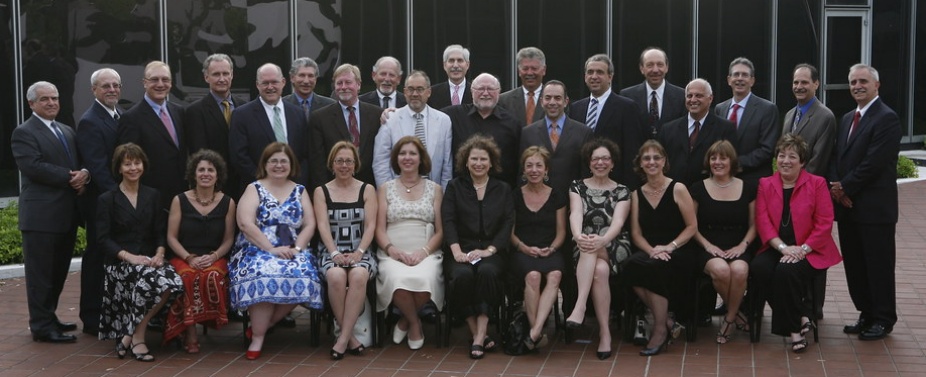 group of alumni attending a reunion. 