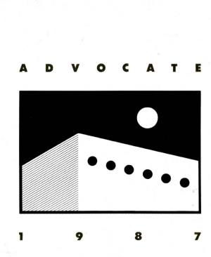 cover of The Advocate. 
