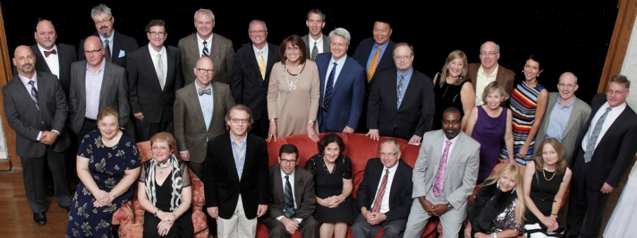 group of alumni attending a reunion. 