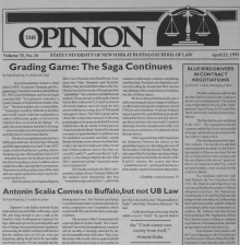 cover of the opinion newspaper. 