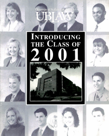cover of 2001 Student Directory. 