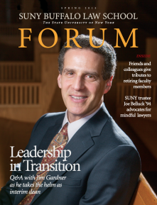 cover of the 2015 Spring Forum Magazine. 