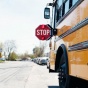 School bus stop sign. 