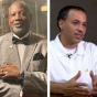 Two photos, one of Jerome Wright and the other of David Sell. 
