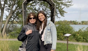 Judith Olin and Student Attorney Shelby Majda '24. 