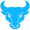 University at Buffalo blue Bulls logo. 