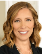 Woman smiling. 
