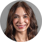 young woman smiling. 