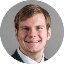 young man smiling. 