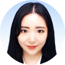 young woman smiling. 