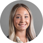 young woman smiling. 