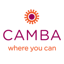 Logo for CAMBA that says CAMBA where you can. 