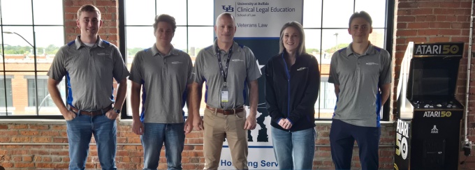 Veterans Law Practicum students at the Know Your Benefits event. 