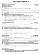 Resume sample 5. 