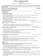 Resume Sample 1. 