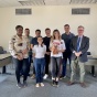 Group of 2022 Jump Start students and Professor McDonald posing for a photo. 