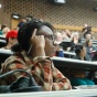 students sitting in a lecture hall at UB School of Law. 