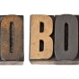 The word "Pro Bono" in wooden block letters. 