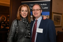 Photo of Kimberly (Copeland) Sheehan '84 and Timothy Sheehan '84 attending a law school event. 
