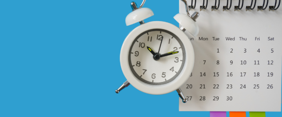 Clock and calendar. 