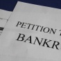 photo of bankruptcy papers. 