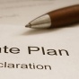 document with text Estate Planning typed on it. 