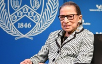 Photo of Ruth Bader Ginsburg. 