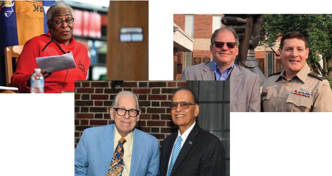 a collage of faculty photos. 