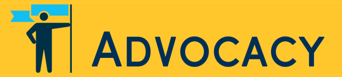 Text that says Advocacy.