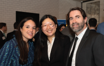 Zoom image: Alexa Rissoff &rsquo;11, Rainy Liu &rsquo;26 and Sean Eccles &rsquo;10 